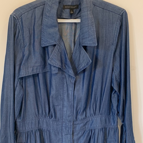 Banana Republic Jeans Dress SZ 14 - Picture 7 of 8